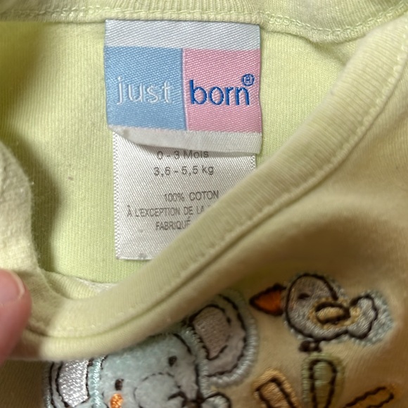 0-3M Just Born baby nightgown - Picture 3 of 3